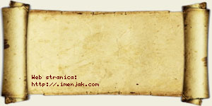 Žanka Jačović vizit kartica